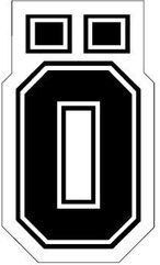 OHLINS / オーリンズ sticker, black, 43mm x 80mm | 11221-07