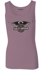 Harley-Davidson Women'S Ultra Classic Eagle Tank, Dusky Orchid | 96204-23VW