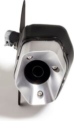 Remus / レムス RS RACING, machined aluminium endcap, silver coated, ステンレススチール ブラック, NO (ECE-) APPROVAL | 44783 100165