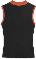 Harley-Davidson Winged Eagle Contrast Mockneck Knit Top For Women, Black Beauty | 96496-21VW