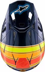 Alpinestars / アルパインスターズ S-M10 TLD 25 ヘルメット ブルー, オレンジ, イエロー | 8300325-7156