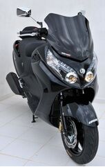 Ermax / アルマックス scooter windshield Ermax / アルマックス sport 52cm (+ fitting kit s ) for MAXSYM 400/600 I 2011/2017 satin black | 038847012