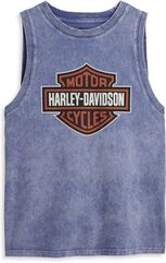 Harley-Davidson Tank-Knit, Gray Blue | 96210-23VW