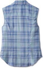 Harley-Davidson Women'S Faith Sleeveless Plaid Shirt, Yarn Dyed Plaid-Skyway | 97523-23VW