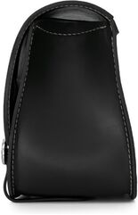 Ends Cuoio / エンズクオイオ バッグ Sporty（スポーティー） 右側 - ブラックレザー - ホワイトステッチ | SPO.N.CTBI.DX