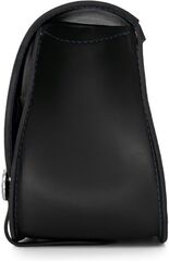 Ends Cuoio / エンズクオイオ バッグ Sporty（スポーティー） 右側 - ブラックレザー - ブルーステッチ | SPO.N.CTBL.DX