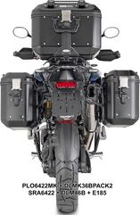 GIVI / ジビ Triumph Tiger 1200 GT Aluminum Rear Rack specific for Monokey top case | SRA6422