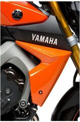 Pyramid Plastics / ピラミッドプラスチック Yamaha MT-09 ラジエーターチーク メタリックレッド (Lava Red) 2013>2016 | 22131L