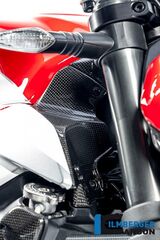 ILMBERGER / イルムバーガーカーボン エアチューブカバー 右 グロス Ducati ストリートファイター V2 | WAR.010.V2SFG.K