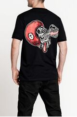 Pando Moto / パンド モト MIKE RED SKULL 1 Tシャツ – レギュラーフィット ユニセックス | Mike-Red Skull-1