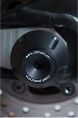 Rd Moto Rear Axis Protectors Yamaha Mt-07, Black Aluminum Anodized | Y33PK2-K