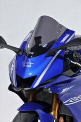 Ermax / アルマックス screen Aéromax for YZF R6 2017-2019 satin grey | 0702Y80-83