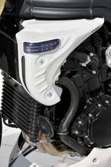 Ermax / アルマックス cooling air scoops (by pair with blinkers ) for SPEED TRIPLE 1050 2005-2007, glossy black 2005/2007(jet black [PG] ) | 762118020