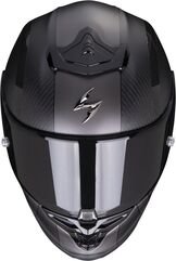 Scorpion / スコーピオン Exo フルフェイスヘルメット R1 Carbon Air Mg ブラックシルバー | 10-344-159