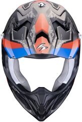 スコーピオン オフロードヘルメット VX 22 エア Cx マットブラック-ブルー-レッド | 32-438-326