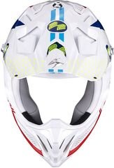 Scorpion / スコーピオン Exo Offroad Helmet Vx-22 Air Ares ホワイト ブルーレッド | 32-379-236