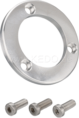 Kedo Aluminum Brake Disc Flange Cover, including stainless steel bolts (replaces OEM plastic cover RH 1L9-25847-00). | 28160