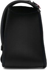Ends Cuoio / エンズクオイオ バッグ Rev Sporty（Revスポーティー） 左側 - ブラックレザー - ブルーステッチ | REVSPO.N.CTBL.SX