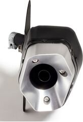 Remus / レムス RS RACING, machined aluminium endcap, silver coated, ステンレススチール ブラック, NO (ECE-) APPROVAL | 44783 100165-1