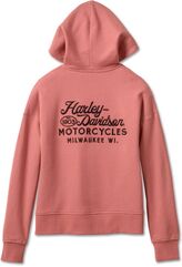 Harley-Davidson Hoodie-Knit, Light Mahogany Heather | 96669-23VW