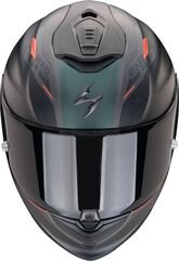 スコーピオン フルフェイスヘルメット Exo 1400 Evo 2 Air Luma Matt Black-Green | 140-443-128