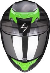 Scorpion / スコーピオン Exo フルフェイスヘルメット 520 Air Shade ブラックグリーン | 72-350-69