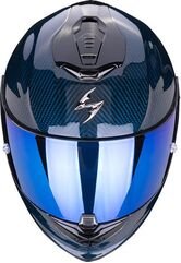 Scorpion / スコーピオン Exo フルフェイスヘルメット Exo-1400 Carbon Air ソリッドブルー | 14-261-02