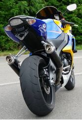 Bodis（ボディス）スリップオンマフラー 4-2 ステンレス ブラック GP1 EURO公道走行認可 for GSX-R 1000(07-08) | SGSXR1000-110