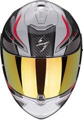 Scorpion / スコーピオン Exo フルフェイスヘルメット 1400 Air Attune グレーレッド | 14-298-299