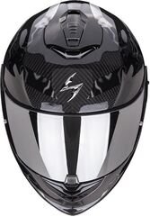 Scorpion / スコーピオン Exo フルフェイスヘルメット Exo-1400 Carbon Air Cloner シルバー | 14-364-04