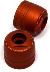 Valtermoto / バルターモト Touring ハンドルバーエンド (ペア) オレンジ | TM02 16