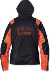 Harley-Davidson Jacket-Cora,3In1,Mesh Txtil, Black/Orange | 98144-23EW