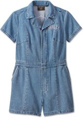 Harley-Davidson Jumpsuit-Denim,Shorts, Medium Indigo | 97543-23VW