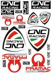 CNC Racing / シーエヌシーレーシング Stickers kit, Black | STK01B