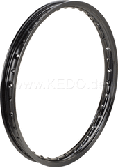 Kedo Replica Aluminum Rim 1.60x21 "Shiny Black Anodized, Drilled | 10258B