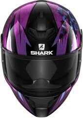 Shark / シャーク フルフェイスヘルメット D-SKWAL 2 ATRAXX ブラック バイオレット Glitter/KVX | HE4058KVX