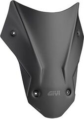 GIVI / ジビ Windscreen for Honda Africa Twin CRF1000L color Black Matt, dim. HxW 40x31 cm, low profile sport screen, fits oe headlight fairing | D1144BO