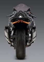 Yoshimura USA Suzuki Hayabusa R-77 Dual Race Series SO SS/CF/CF EXHAUST STREET SLIP-ONS | 1121120220