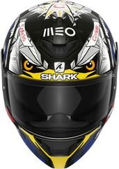 Shark / シャーク フルフェイスヘルメット D-SKWAL 2 OLIVEIRA FALCAO ブラック ブルー レッド/KBR | HE4053KBR
