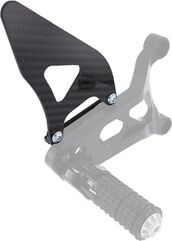 CNC Racing / シーエヌシーレーシング RH heel guard kit for rearsets PE227, Black | PES02B
