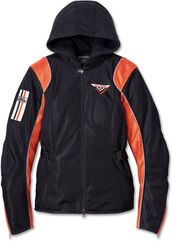 Harley-Davidson Jacket-Cora,3In1,Mesh Txtil, Black/Orange | 98144-23EW