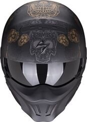 Scorpion / スコーピオン Exo モジュラーヘルメット Combat Evo Kalavera ブラック ゴールド | 85-367-254