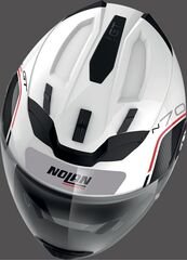 Nolan / ノーラン モジュラー ヘルメット N70-2 GT FLYWHEEL N-CO, METAL WHITE