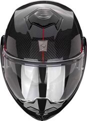 Scorpion / スコーピオン Exo モジュラーヘルメット Tech Carbon Top レッド | 18-397-24