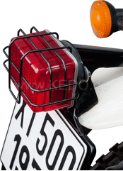 Kedo Taillight Grill 'Xcountry', black coated, including mounting material. | 40799