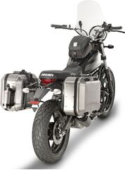 GIVI / ジビ Windscreen for Ducati Scrambler, color clear, dim. HxW 48 x 43,5 cm, A7407A fitting kit required to install | 7407A