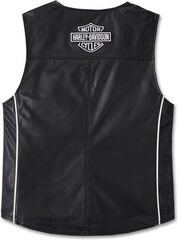 Harley-Davidson Vest-Leather, Black Beauty | 97004-24VM