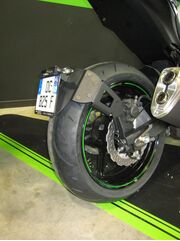 Access Design / アクセスデザイン Wheel base plate holder for Kawasaki Z800 | SPLRK004