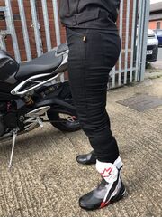 Motogirl Melissa Black Jeggings | MJEG-BLK