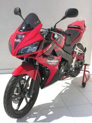 Ermax / アルマックス screen Aéromax (25cm ) for CBR 125 R 2007-2010 satin black | 070147094